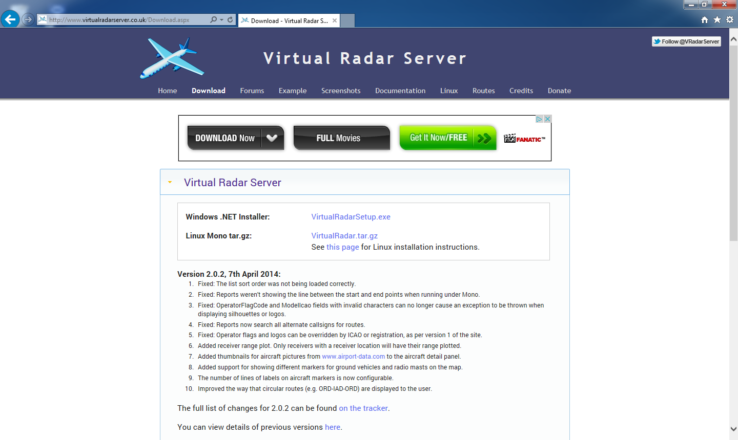 adsb-03_virtual_radar_server-01_virtual_radar_server_website_download