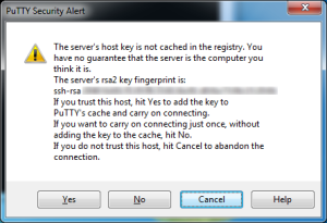 fldigi-pi-04_ssh-03_putty_security_alert