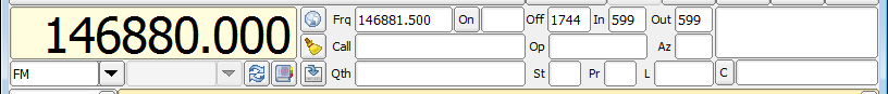Fldigi freq and logging