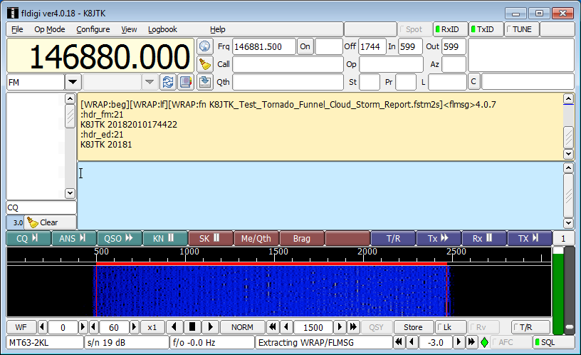 using fldigi on 70cm ssb